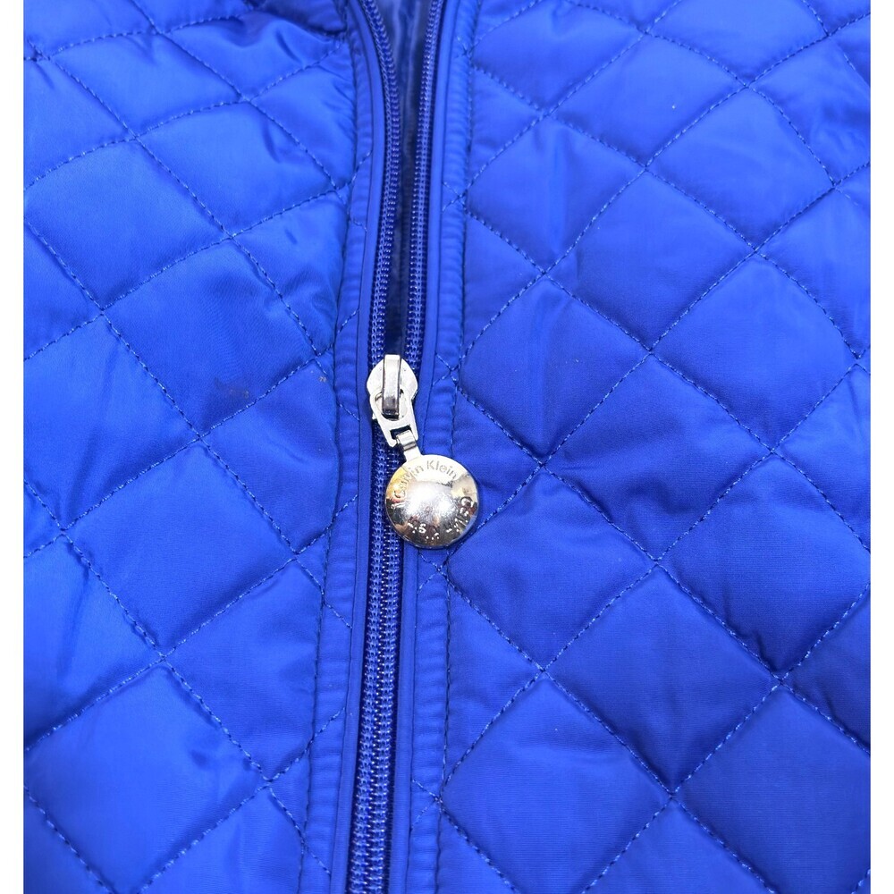 Calvin Klein Quilted Vest Royal Blue - Size Small - Picture 4 of 6